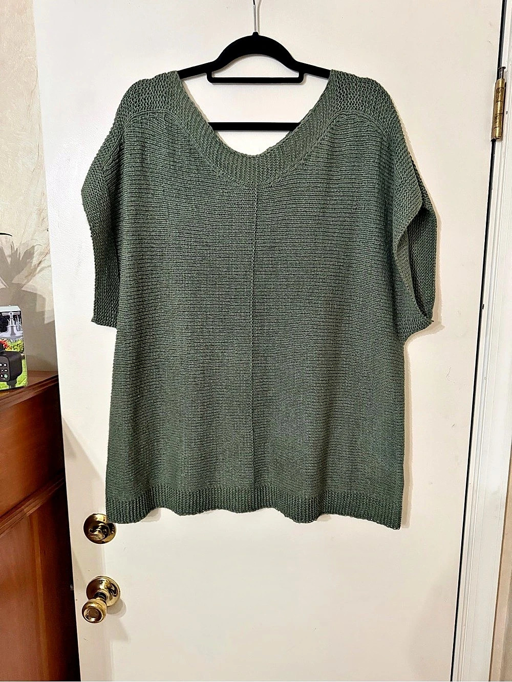 Cable & Gauge Green Sweater Size 3X